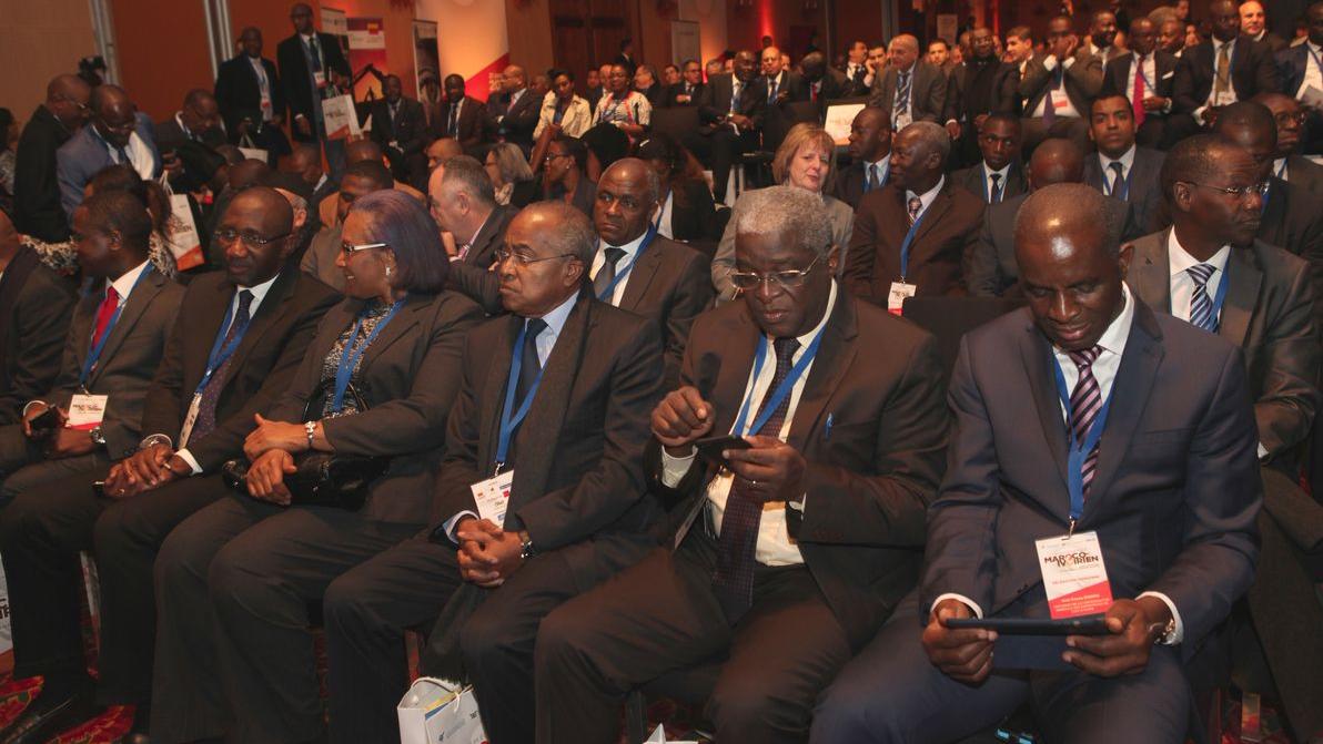Dans l'assistance, la délégation de chefs d'entreprises ivoiriens. Ils sont plus d'une centaine de différents secteurs.
