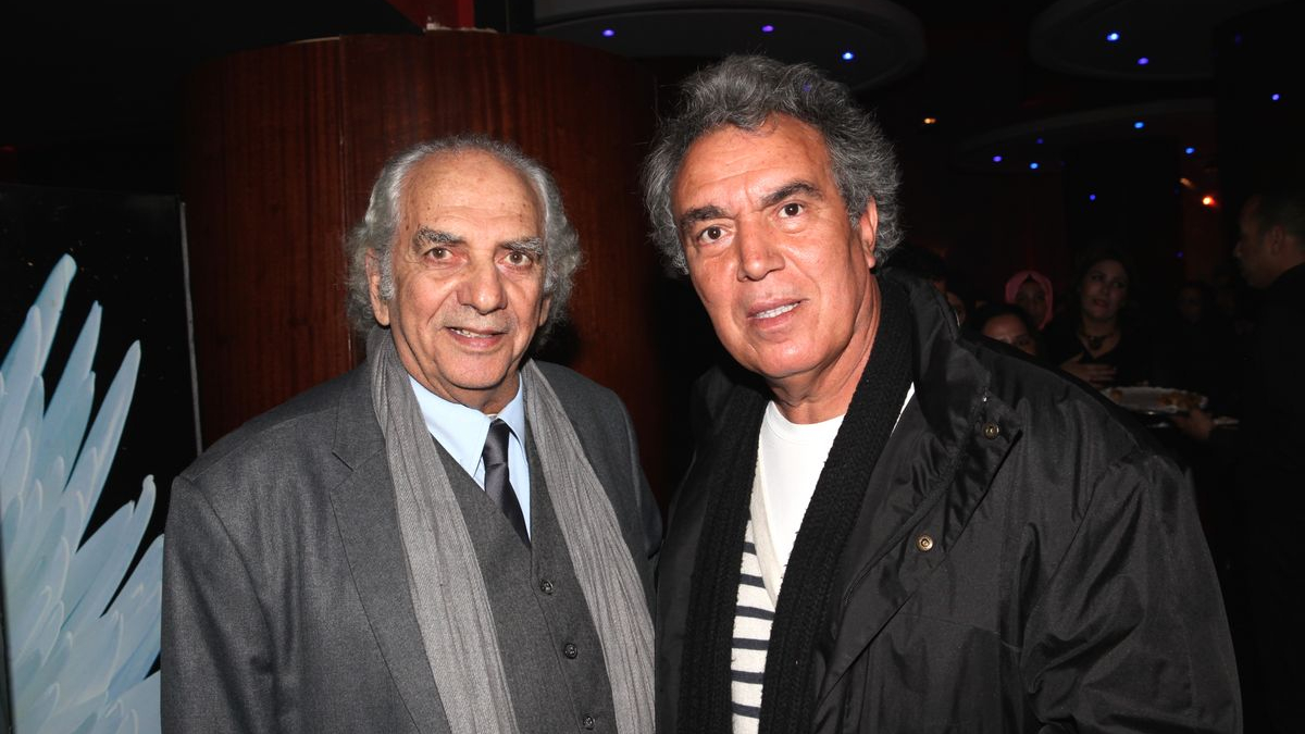 Aziz El Fadili et le réalisateur Hassan Ghanja. 

