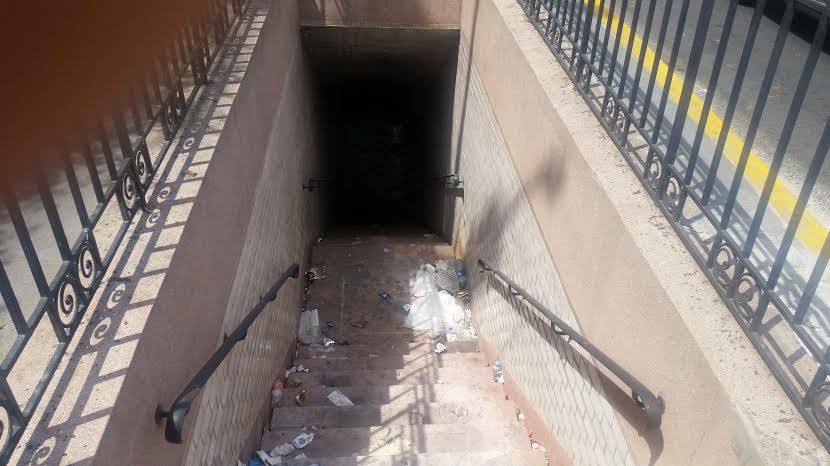 مرحاض تحت أرضي بشارع 2 مارس
