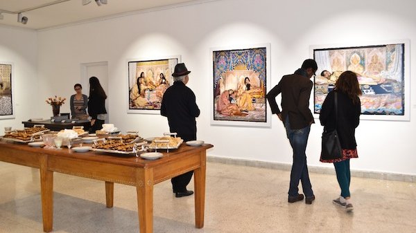 Lors du vernissage de l'exposition, samedi, les oeuvres de l'artiste ont, comme d'habitude, suscité l'enchantement. 
