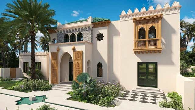 La maison marocaine de David T. Fisher à Palm Beach.
