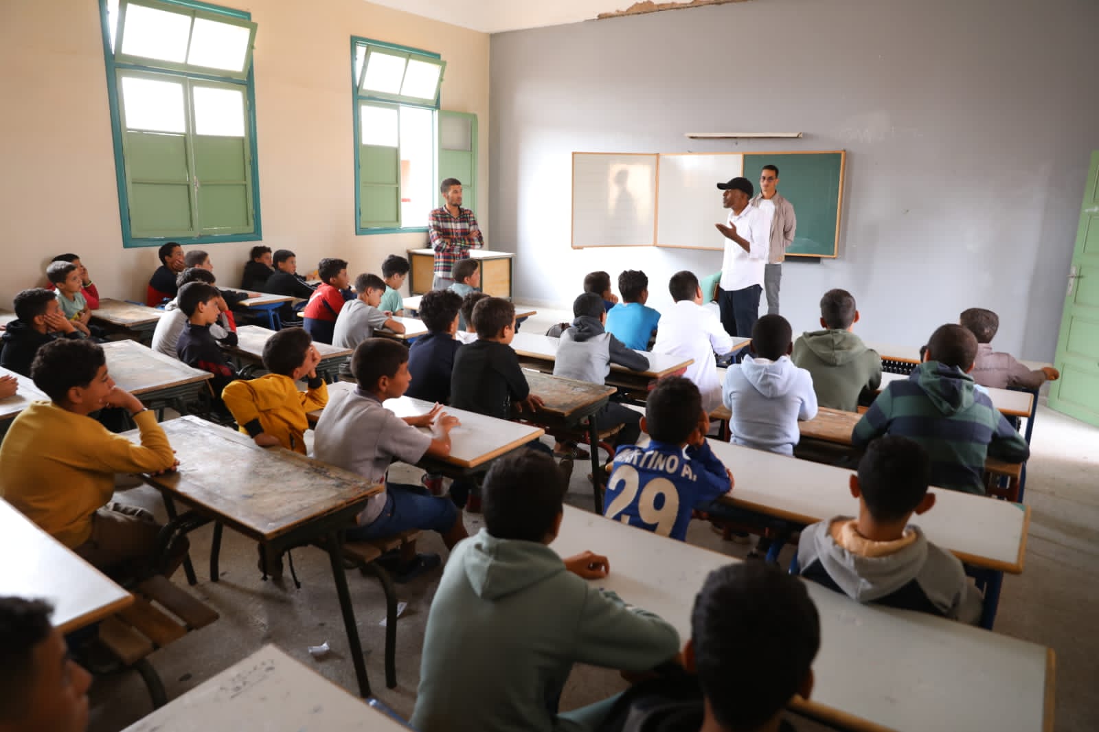 A Marrakech, reprise des cours aux lycées Mohammed V et Ben Youssef  ayant accueilli les élèves en provenance des communes touchées par le séisme à Al Haouz.
