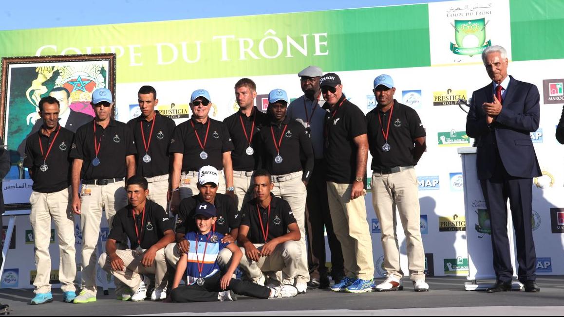 Le Royal Golf de Marrakech a pris le deuxième place de la Coupe du Trône. 
