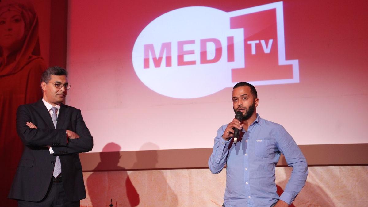 Abbas Azzouzi, PDG MEDI1 TV et Anouar Moatassim, Réalisateur.
