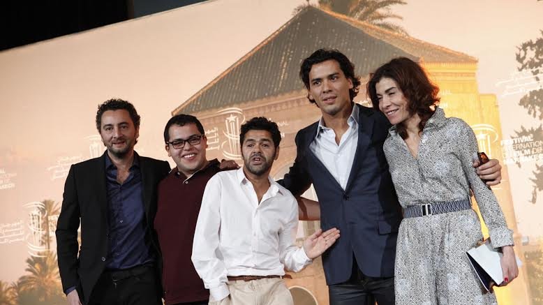 Jamal Debbouze ravi de présenter "La Marche" en compagnie de l'équipe du film au FIFM.
