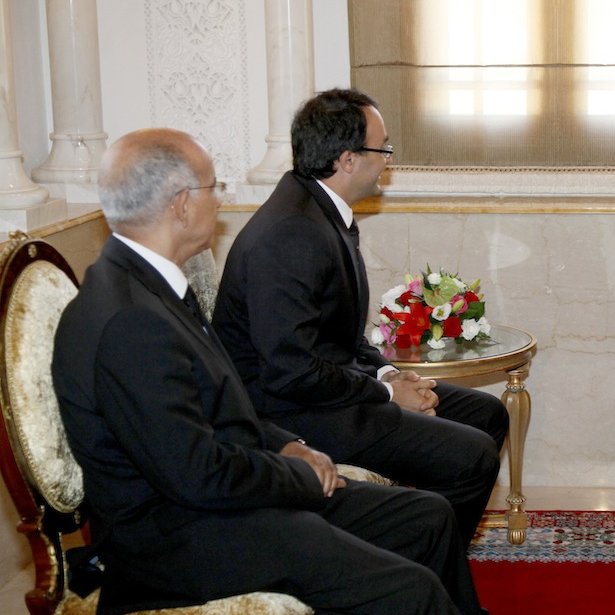 Mercredi, le roi Juan Carlos a reçu les présidents des deux Chambres du Parlement, Karim Ghellab et Mohamed Cheikh Biadillah
