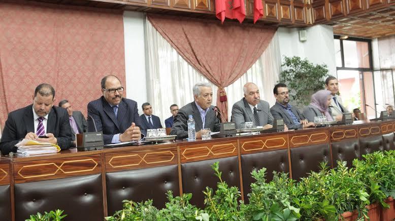 مجلس مدينة الدارالبيضاء أثناء عقد دورته العادية لشهر أبريل 2015
