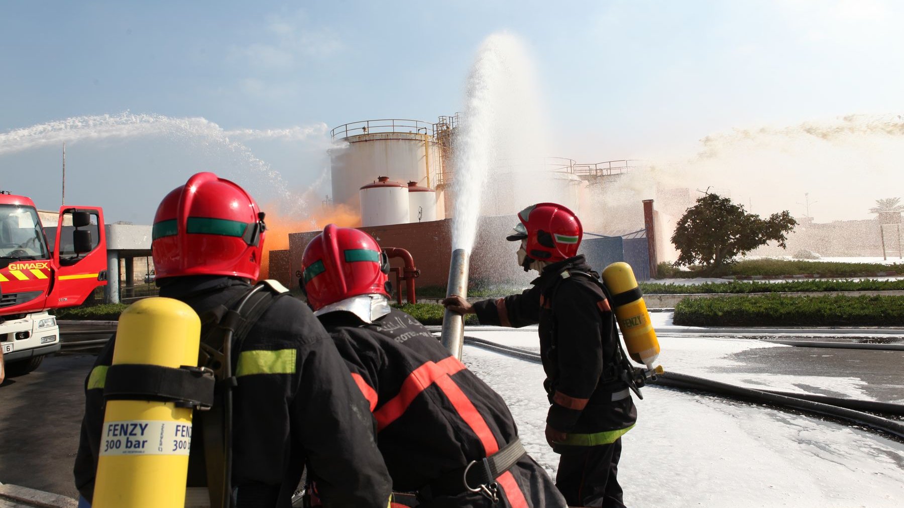 Pompier : un travail d'équipe qui demande coordination, concentration et bravoure
