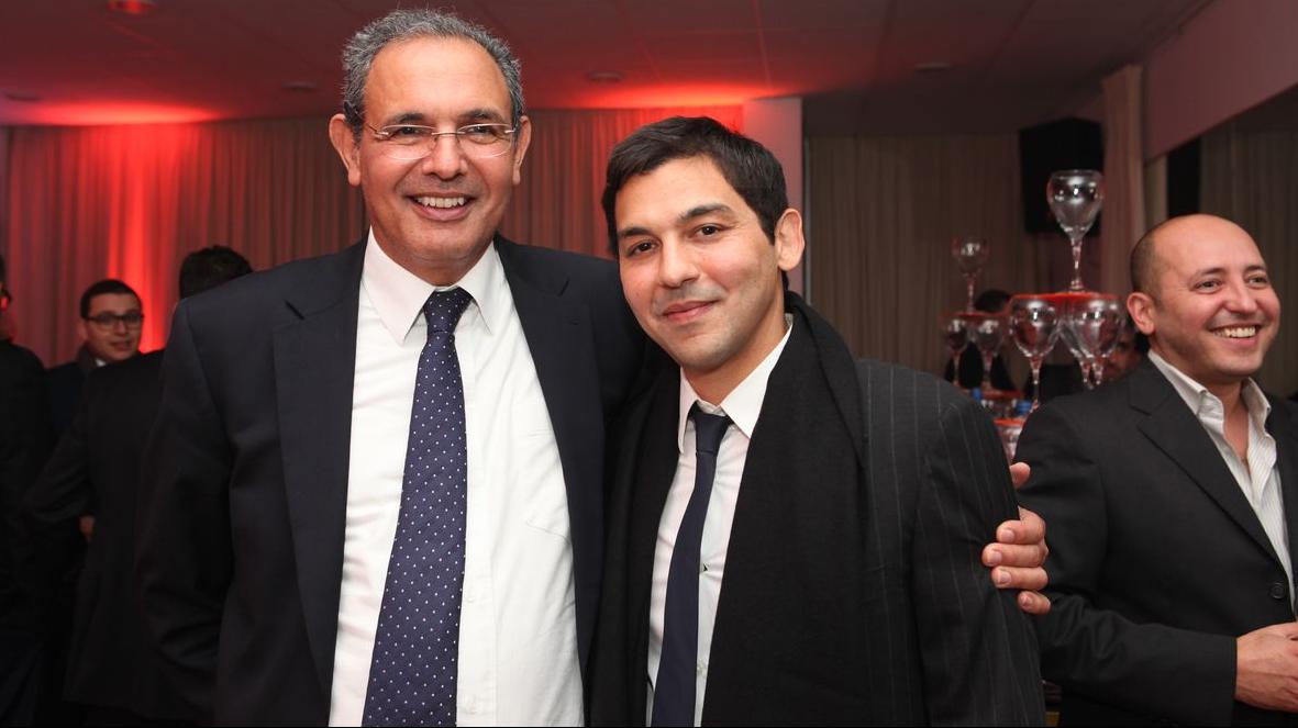 Karim Hajji, directeur général de la Bourse de Casablanca, et Fihr Kettani fondateur du Studio des arts vivants.
