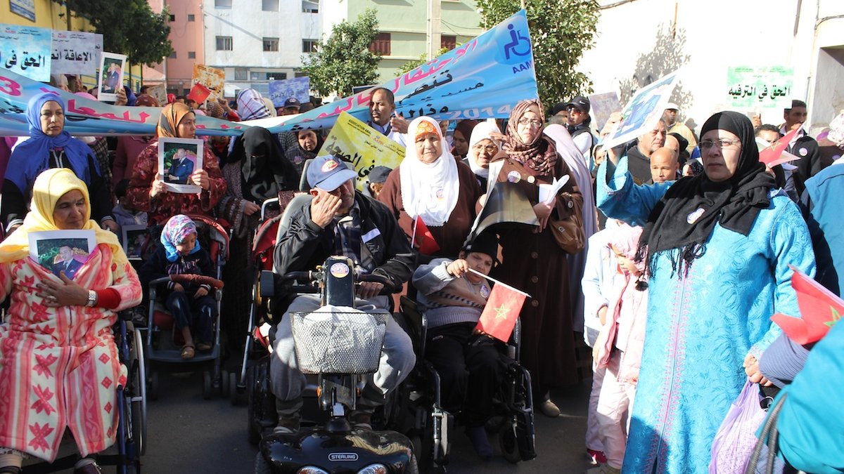 La marche a démarré dans le quartier de Hay Mohammadi à Casablanca.
