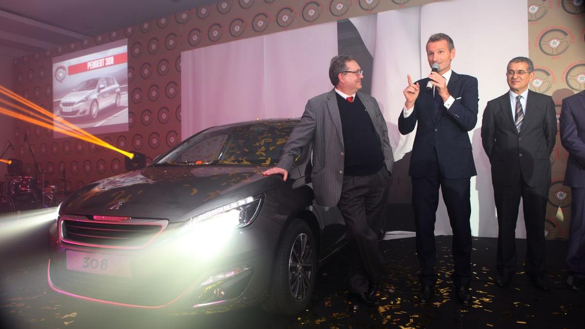 La Peugeot 308 élue voiture de l'année.
