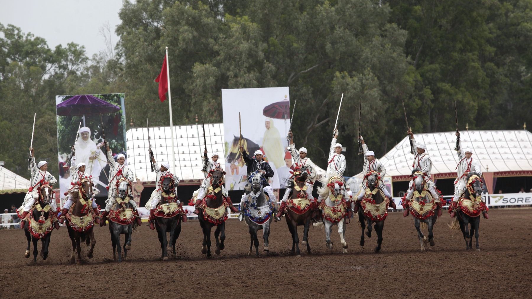 Les arts équestres sont chaque année mis à l'honneur à l'occasion du trophée Hassan II.
