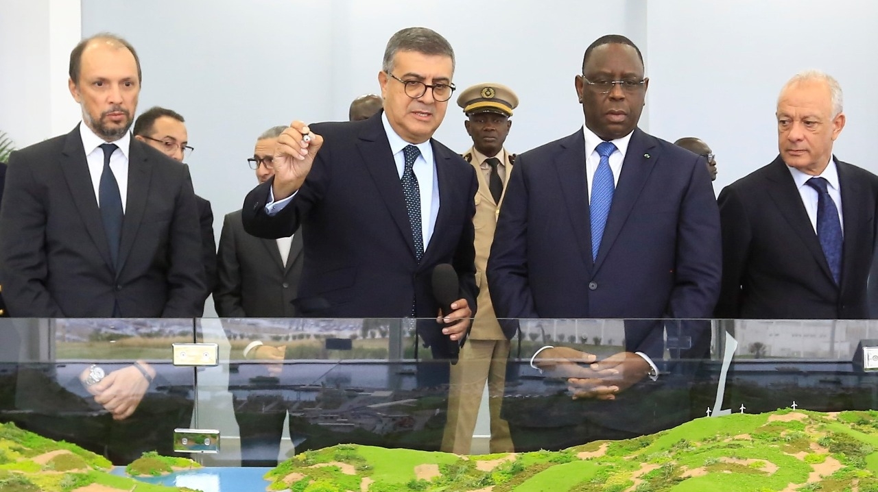 Lors de la visite du président Macky Sall au projet Tanger Med.
