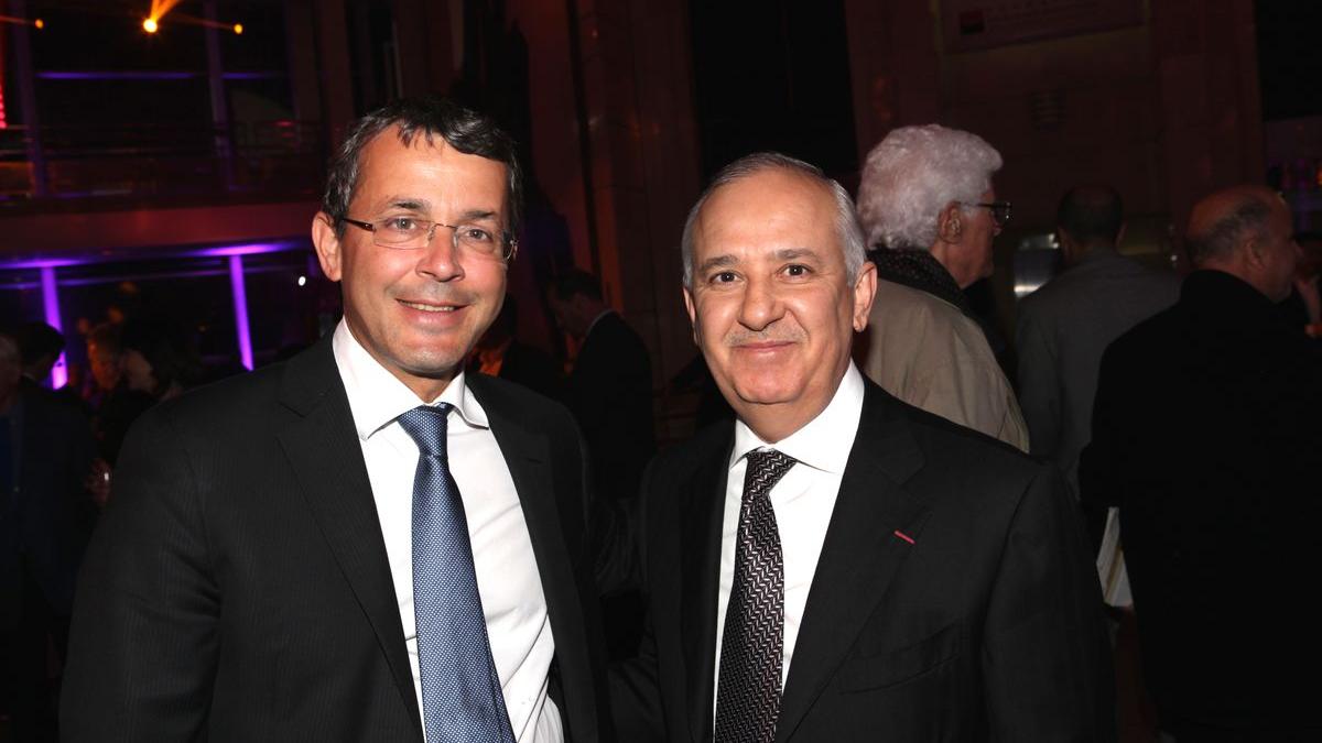 Khalid Chami, président du Directoire Société générale Maroc, et Anas Sefrioui, PDG Groupe Addoha.
