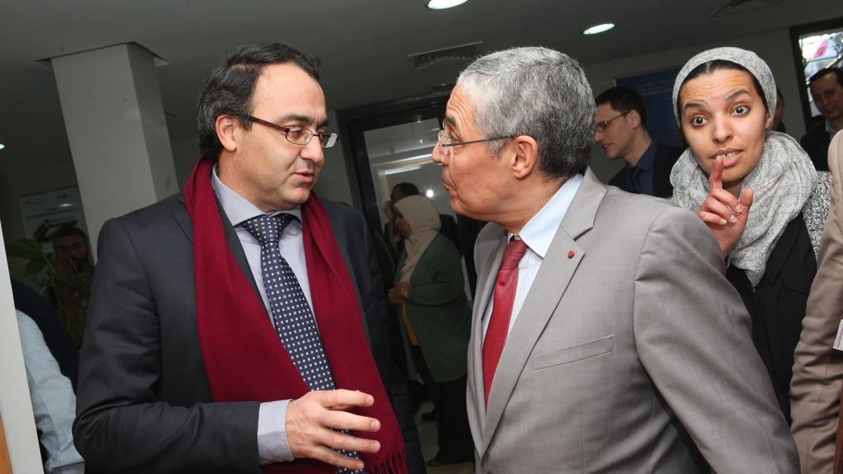 Karim Ghellab et Mohamed el Kettani, PDG Attijariwafa bank
