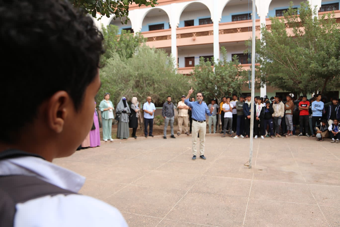 A Marrakech, reprise des cours aux lycées Mohammed V et Ben Youssef  ayant accueilli les élèves en provenance des communes touchées par le séisme à Al Haouz.