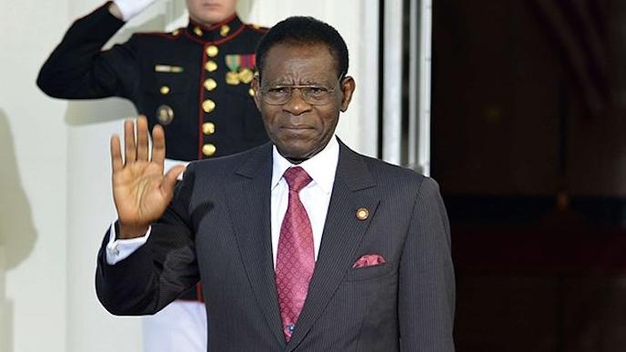 Théodore Obiang Nguema, président de la Guinée Equatoriale. 