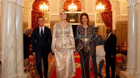 Ivanka Trump et la princesse Lalla Meryem.
