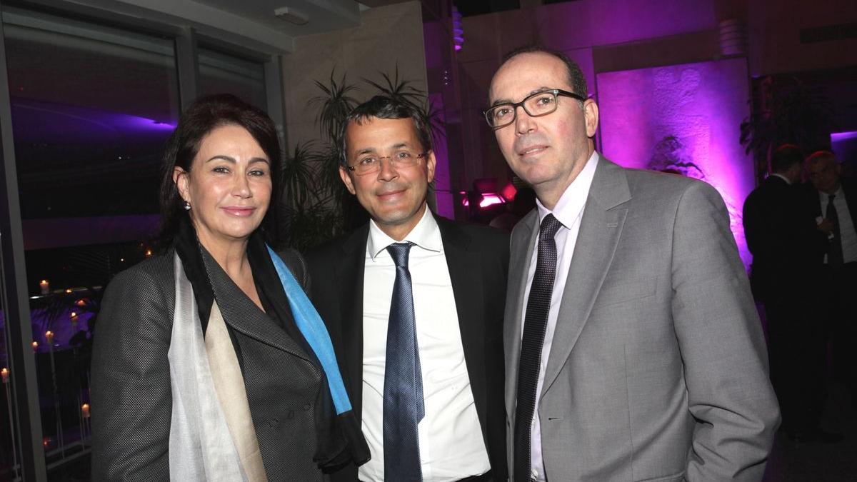 Rita Zniber, PDG de Diana Holding, Khalid Chami et Badr Kanouni, président du directoire d'Al Omrane.
