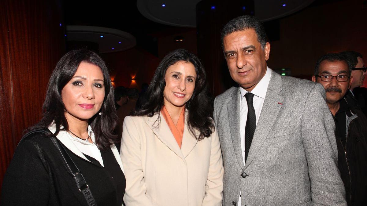 La styliste Najia Abadi, l'actrice Asmaa Khamlichi Actrice et Driss Slaoui
