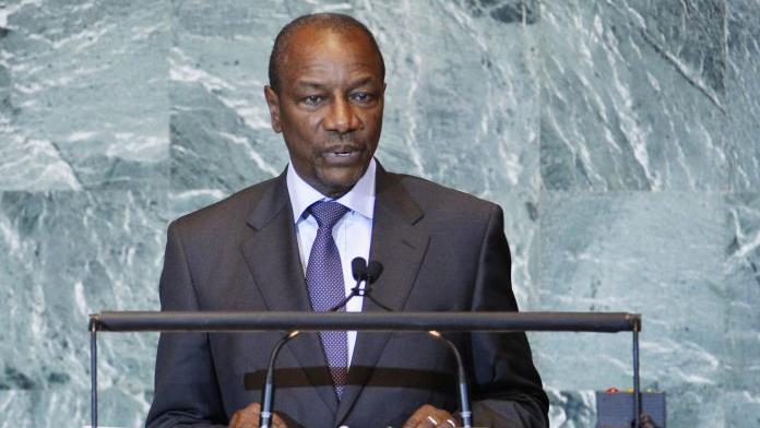 Alpha Condé, président de la Guinée.