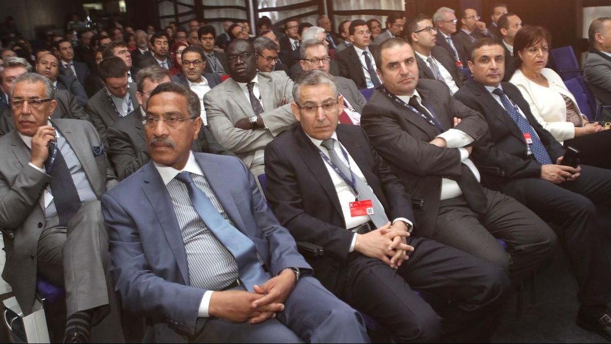الميلودي مخاريق، رئيس الاتحاد المغربي للشغل، من بين الحاضرين في ندوة جمعية X-Maroc
