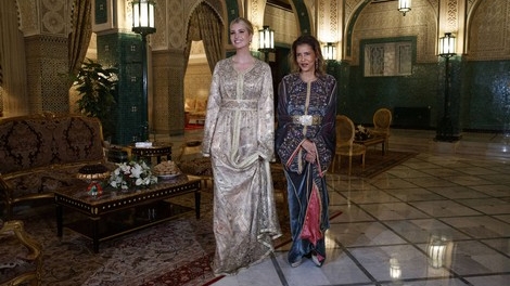 Ivanka Trump et la princesse Lalla Meryem.
