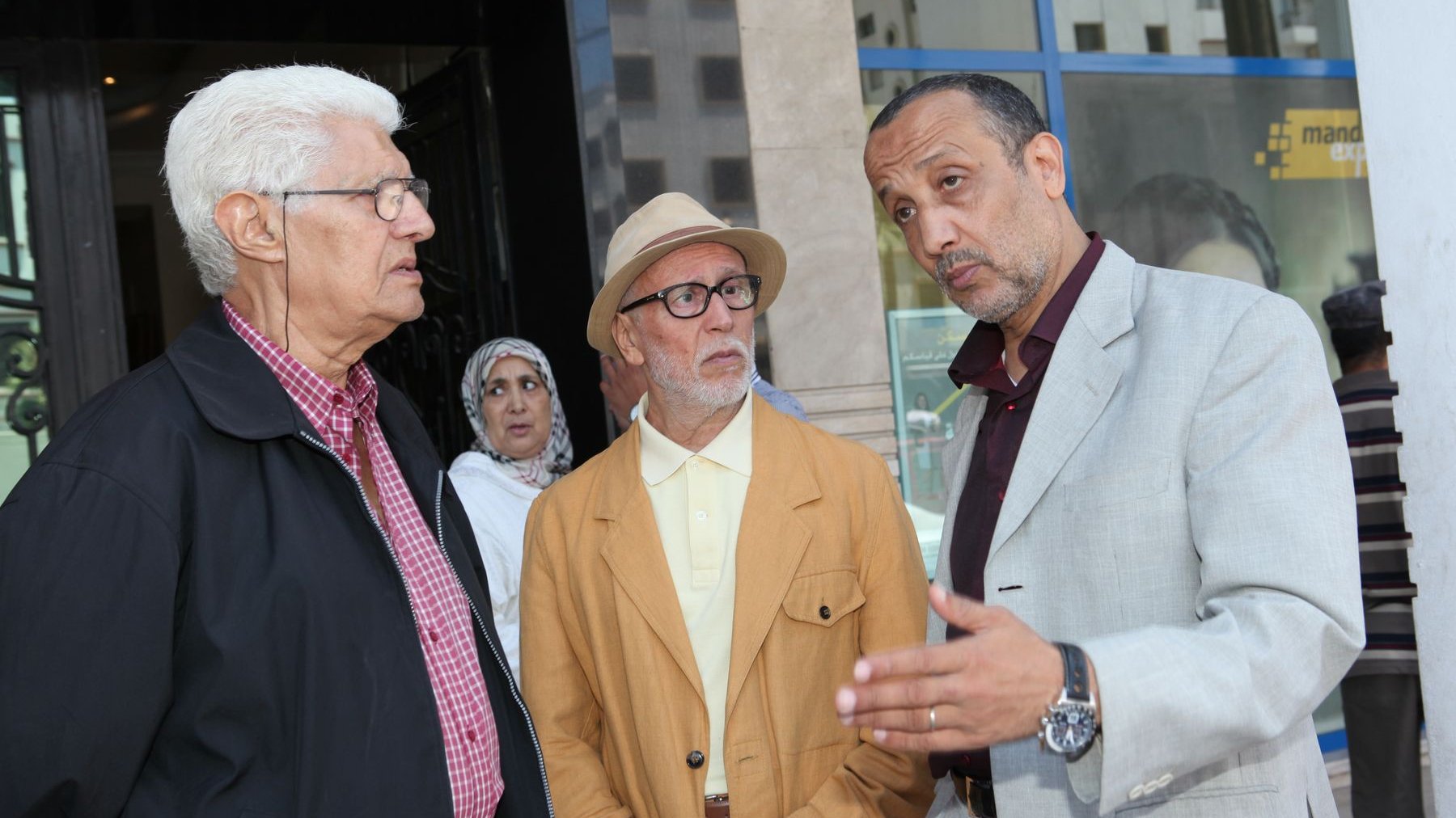 Mohamed Hamidi, Abdelhay Mellakh et Hassan Neffali ont tenu à rendre un dernier hommage à Chabâa
