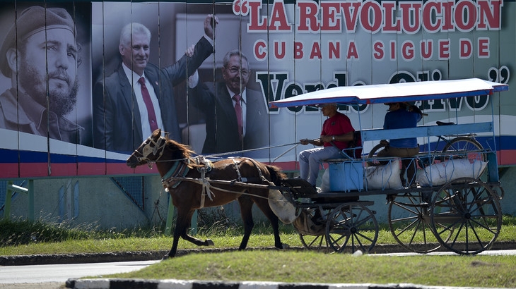 Une carriole dans la province de Ciego de Avila, Cuba.
