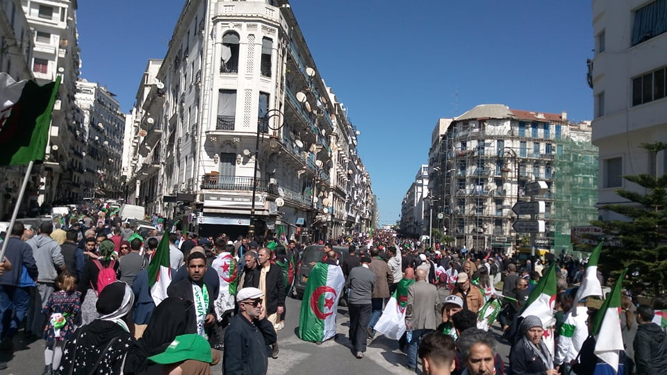 Algérie: 4ème vendredi de la colère contre Bouteflika. A Alger.
