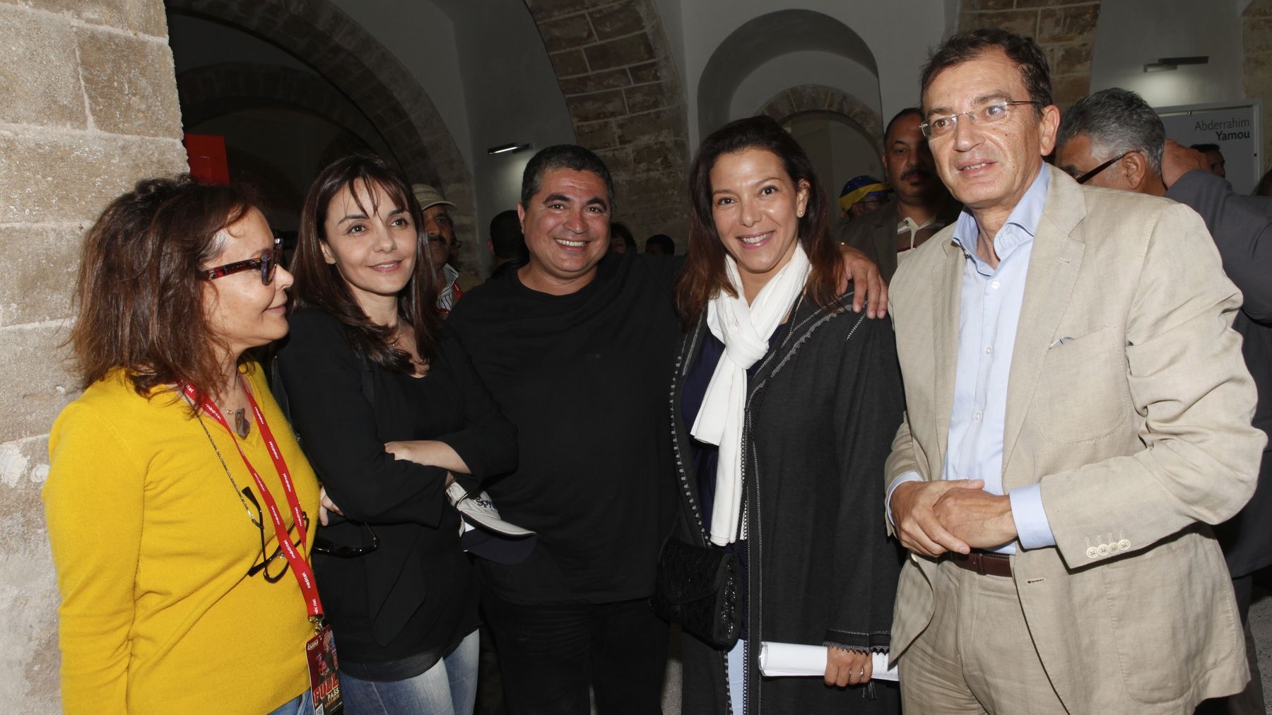 De nombreuses personnalités ont assisté au vernissage de l'exposition de l'artiste peintre et écrivain Mahi Binebine. Parmi elles, Mohamed Amine Sbihi, ministre de la Culture
