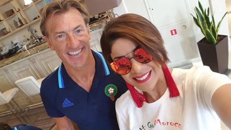 Leila Hadioui Shares a Picture with Hervé Renard, Gets Laughed At