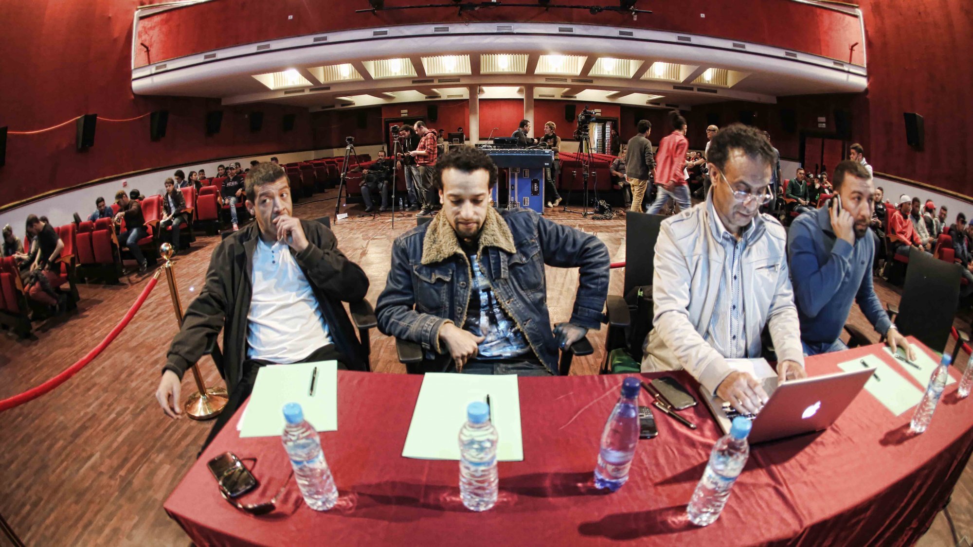 L'impitoyable jury du casting de cette 8e édition de Génération Mawazine, mené par Ahmed Aydoun.
