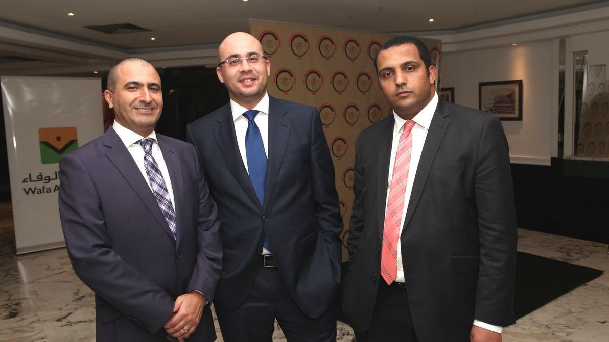 Koudama Zeroual (directeur central Wafa Assurance), Achraf Hajjaji (DGA Auto Nejma) et Mounir Jazouli directeur communication (BMCE Bank Group).
