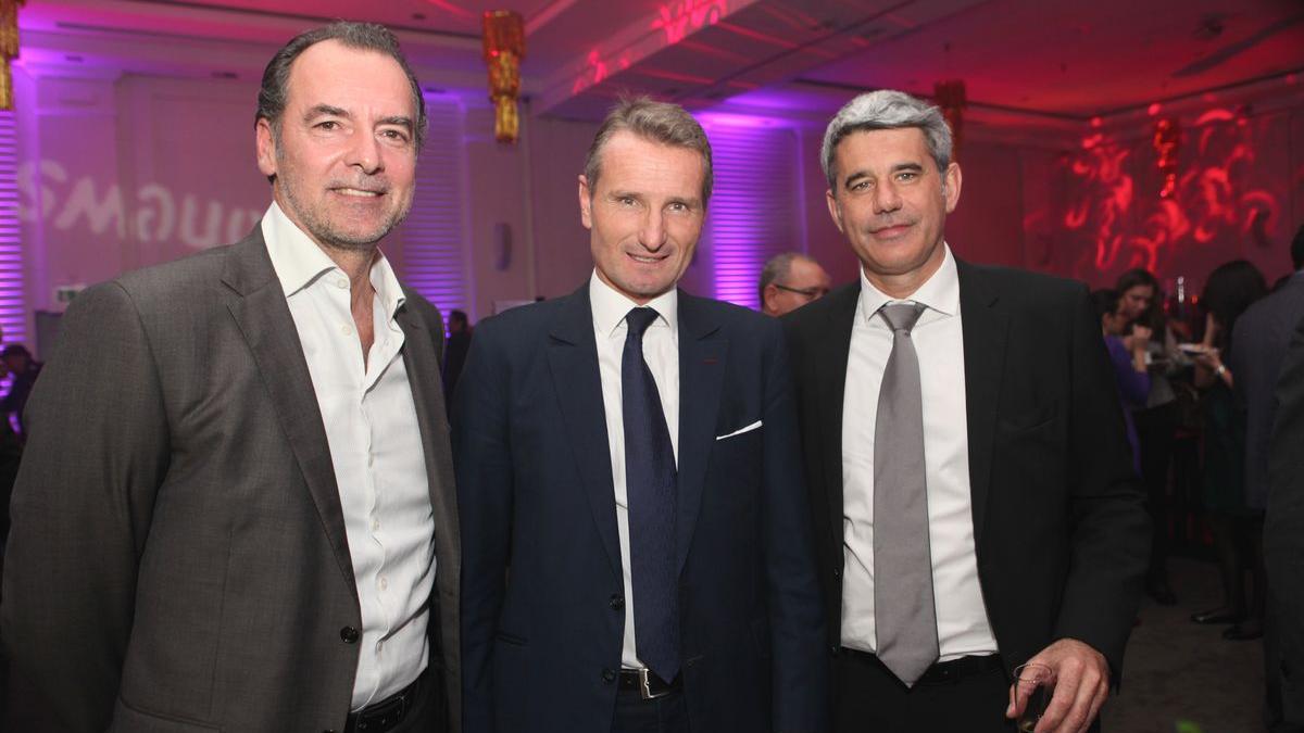 Bruno Igounenc (gérant Experis), Loïc Morin (PDG SOPRIAM) et Frédéric Banco (DG ALD Automotive).
