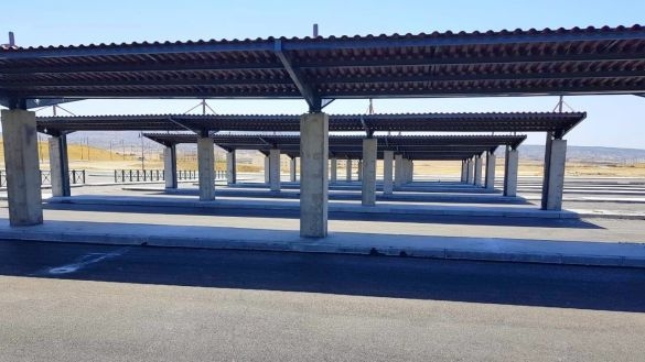 Quais de la nouvelle gare routière de Tanger
