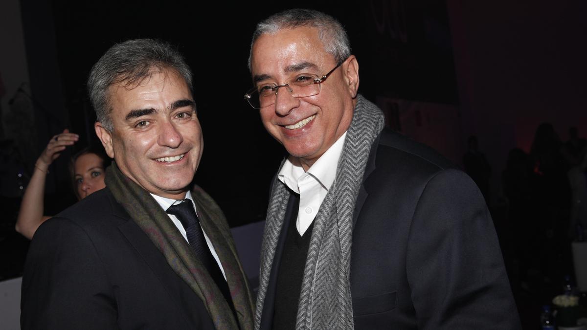 L’effet Gad ! Les sourires de Khalid Cheddadi, PDG de la CIMR et Farid Bensaïd, président de l'Orchestre Philharmonique du Maroc en disent long sur le talent de l’artiste.
