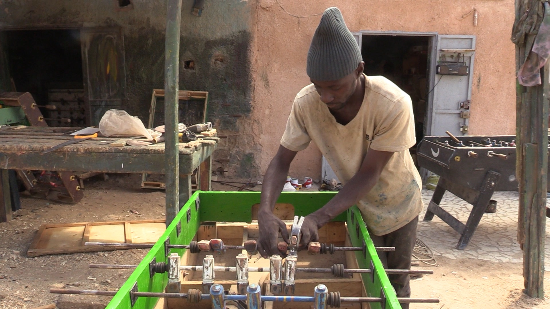 Mauritanie: Abdoulaye Gueye, à la découverte des œuvres d’un artiste spécialisé dans la fabrication des baby-foot