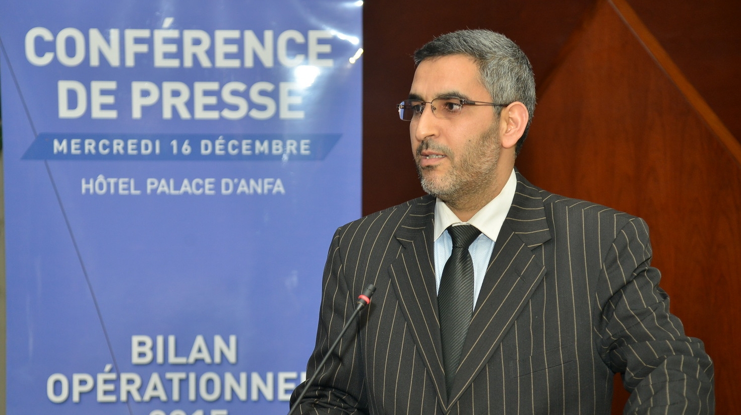 Abdelaziz El Omari, maire de Casablanca.
 
