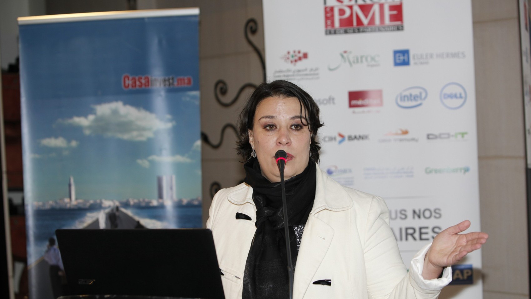 Asmaa Ayoub, Directrice Générale du Forum PME.
