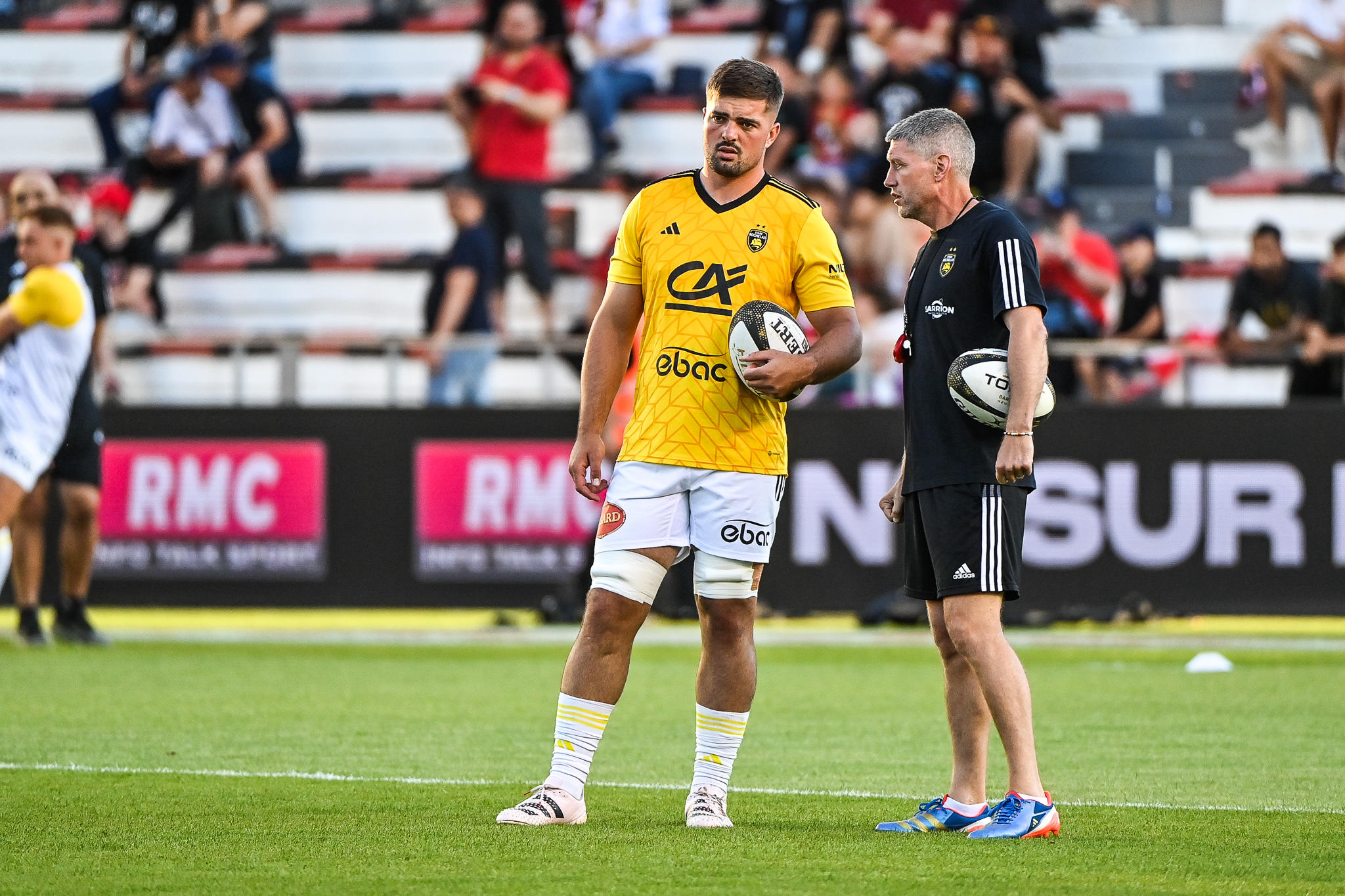 En conférence de presse ce vendredi, le capitaine Gregory Aldritt a assuré que tout serait mis en oeuvre à La Rochelle pour accompagner Oscar Jegou. Icon Sport/Sylvain Thomas