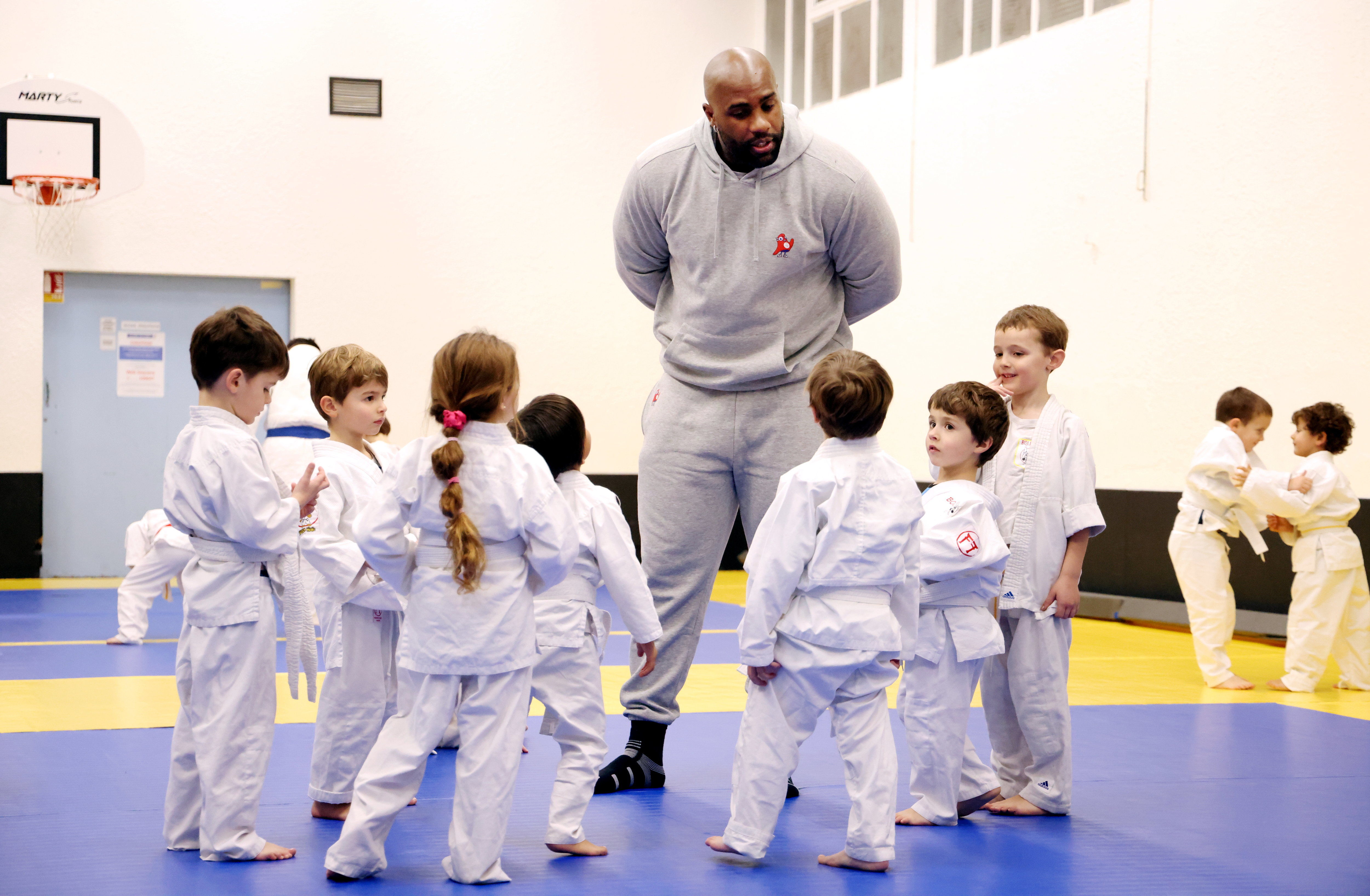 Le 3 août, jusqu’à 13 millions de téléspectateurs ont assisté au sacre de Teddy Riner (ici en novembre 2023 à Paris XIXe) et de ses coéquipiers lors de la finale par équipe contre le Japon. Une jolie publicité pour la Fédération Française de judo, forte de 500 000 licenciés. LP/Jean-Baptiste Quentin