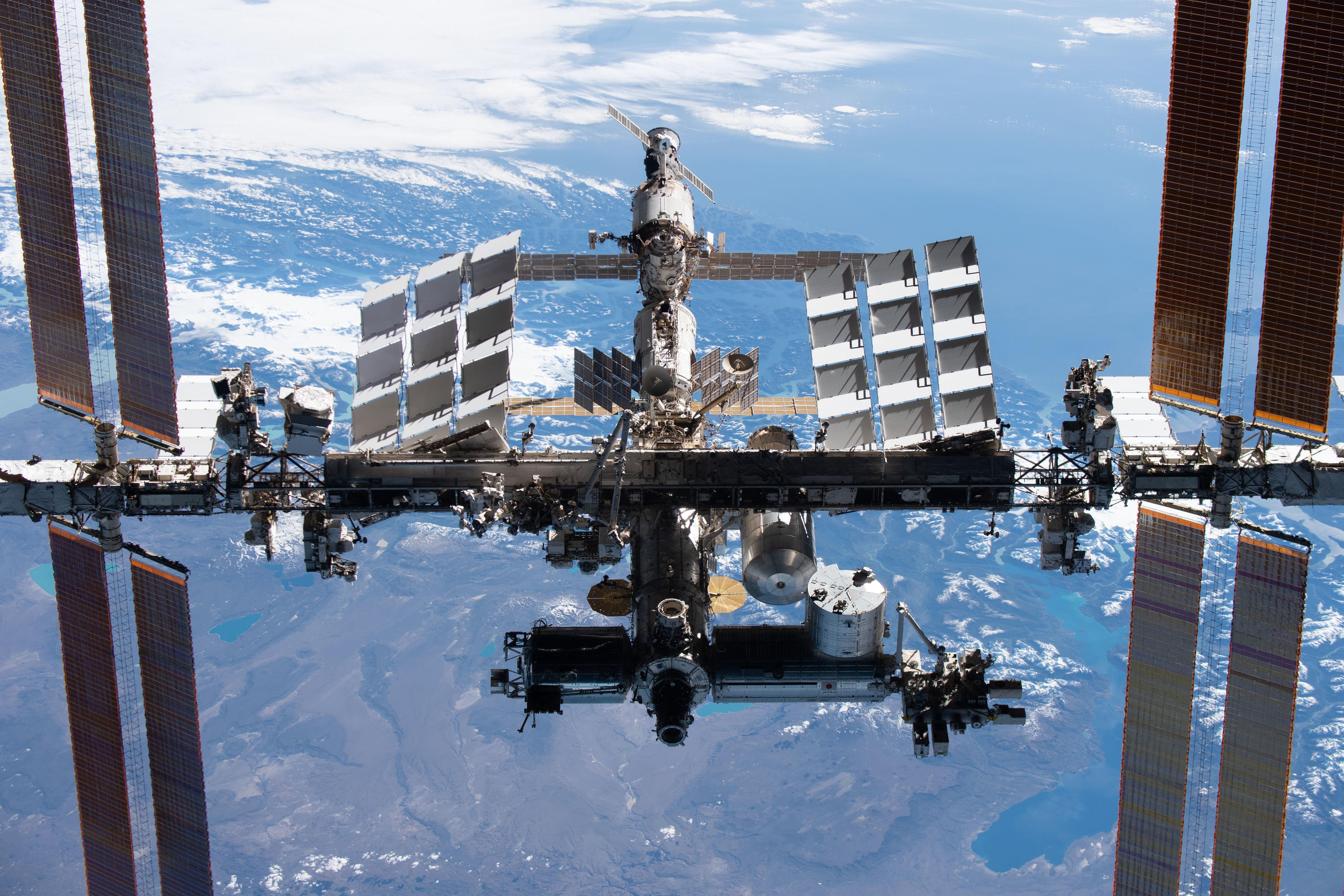 Selon la Nasa, des débris spatiaux provenant probablement de la Station spatiale internationale pourraient être tombés sur une maison en Floride (ISS). Un événement rarissime (Illustration). Nasa/Johnson