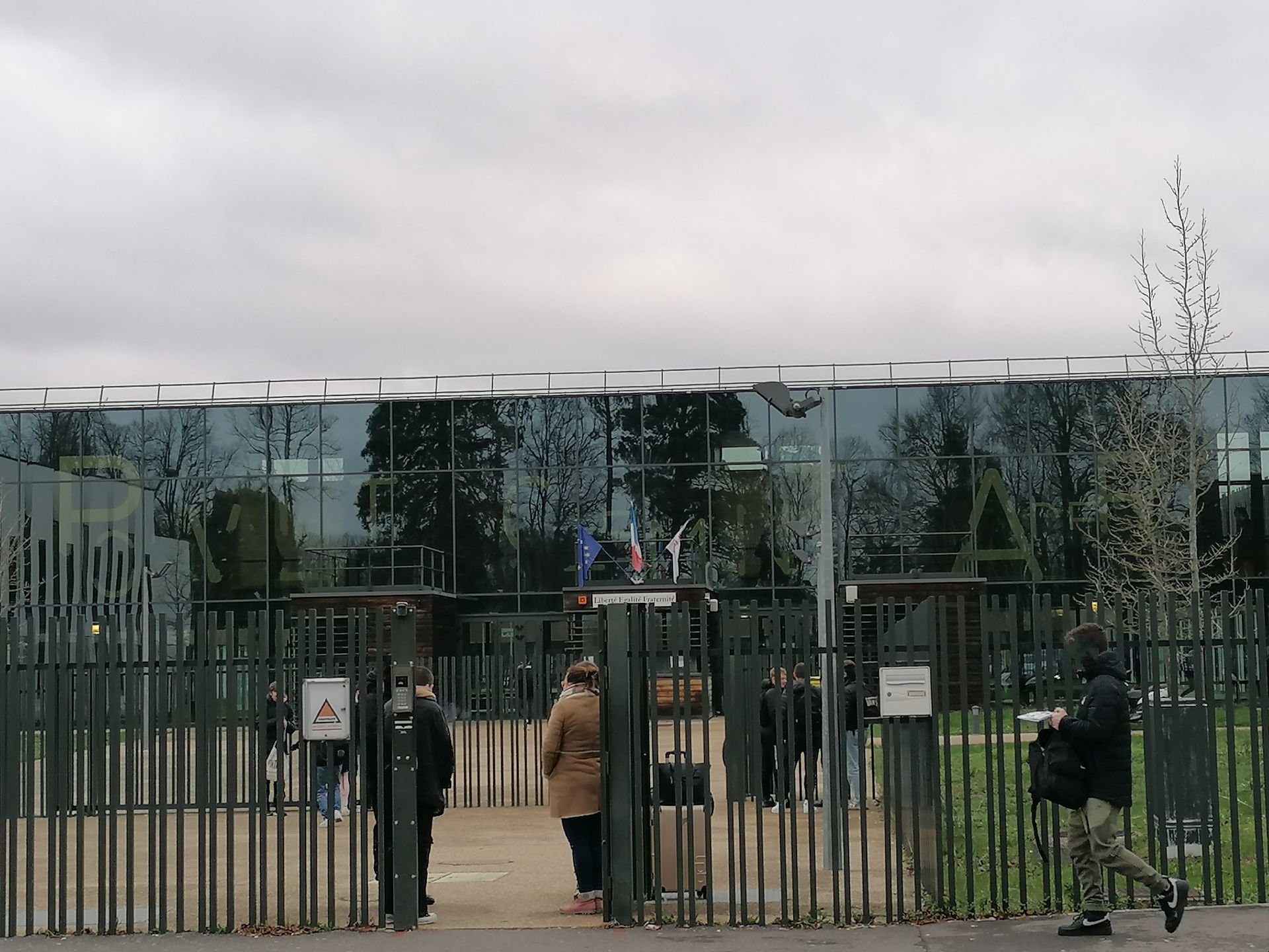 Tournan-en-Brie, le vendredi 27 janvier. Au lycée Clément-Ader, l'ambiance est toujours tendue entre le proviseur et les représentants du personnel./LP/Sébastien Blondé