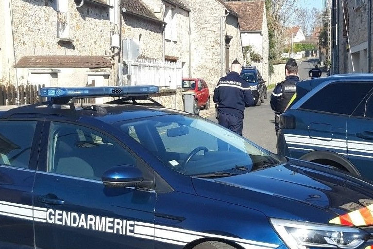 Cély-en-Bière, le 14 février 2023. Quatre jours après l'accident, les gendarmes sont intervenus au domicile de Pierre Palmade, qui avait été visité la nuit précédente. LP/S.B.