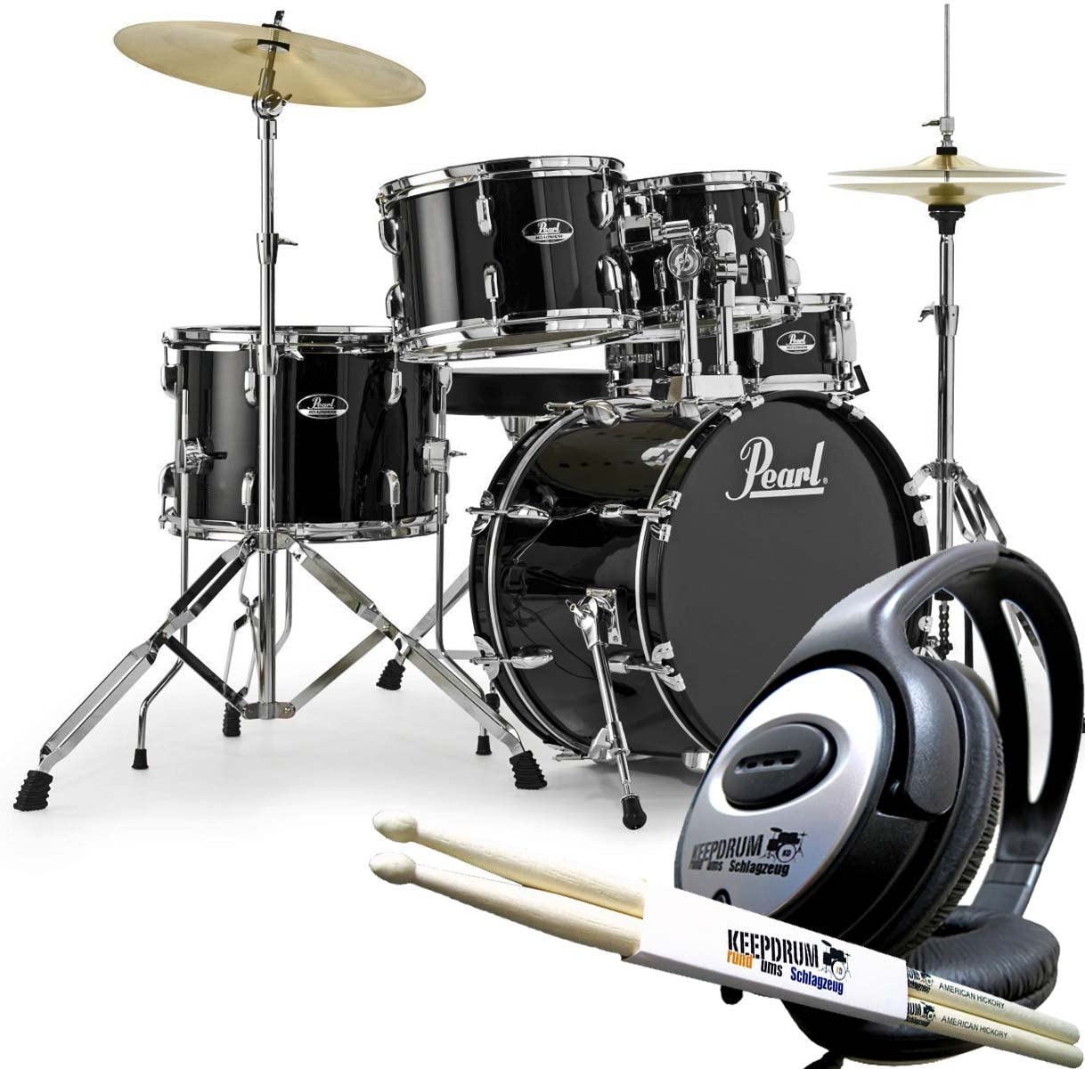 Kit de batterie acoustique professionnel pour adultes, Rock Band, support  en métal, instrument de musique