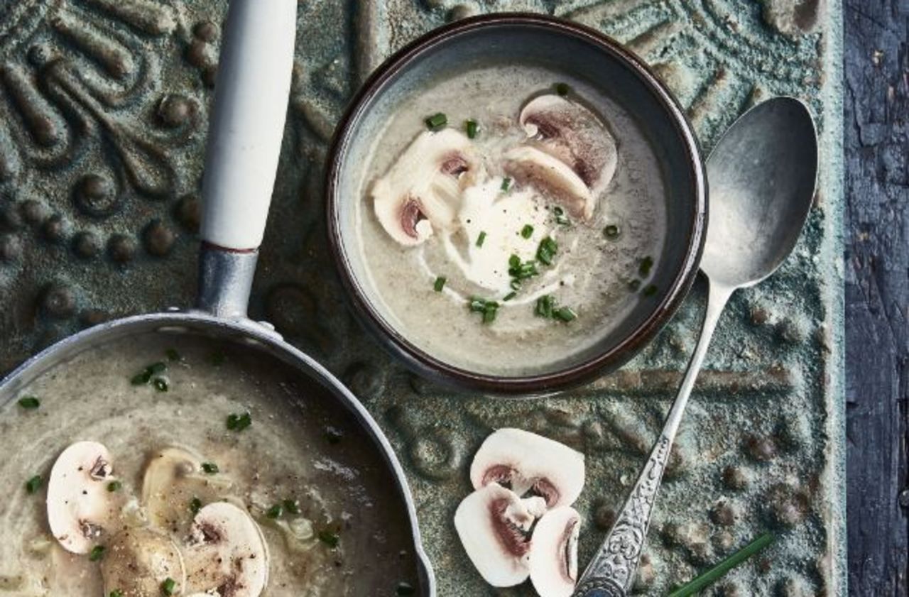 La recette de velout de champignons de Paris Le Parisien