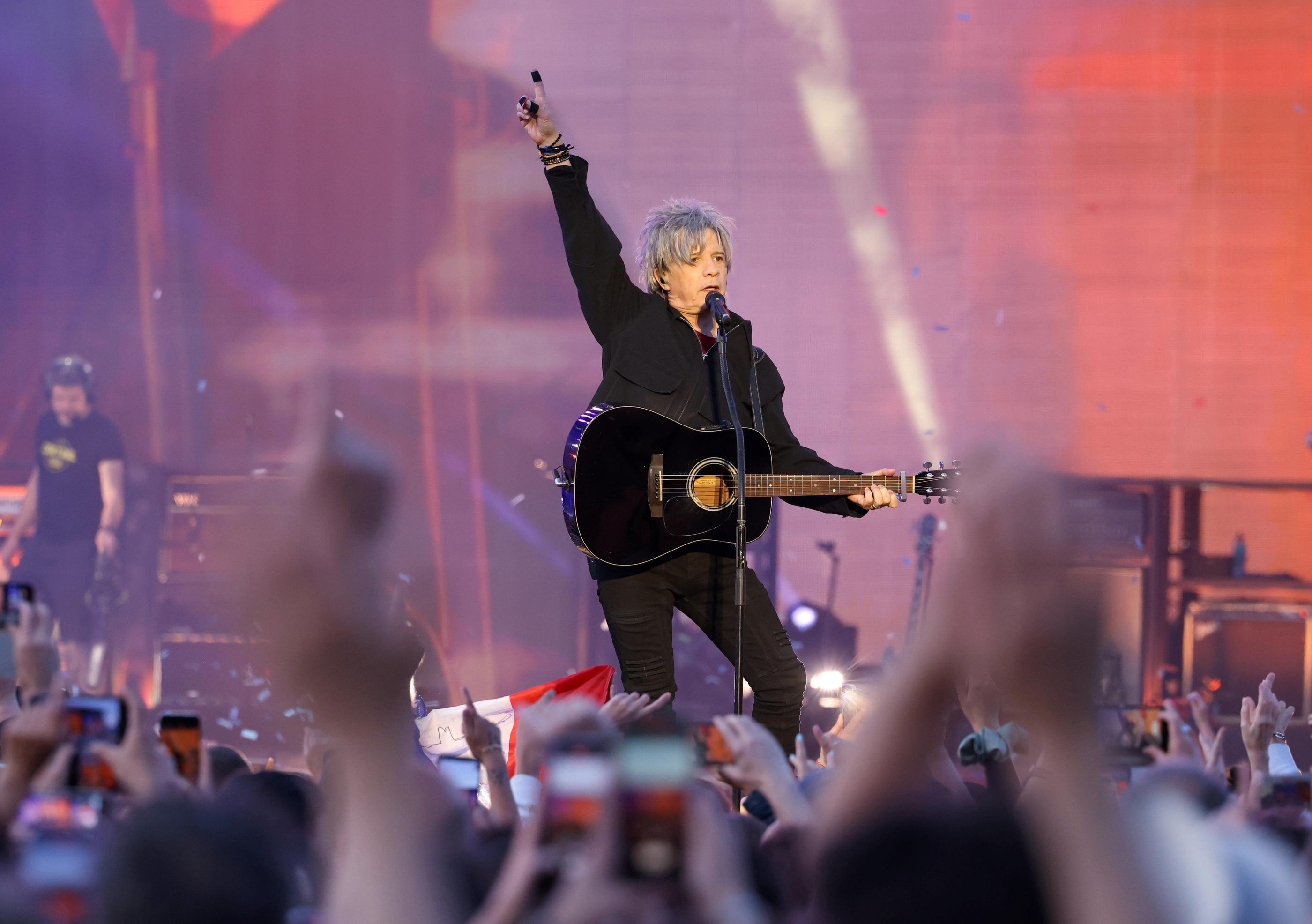 Le groupe Indochine, ici en 2023 au festival de Beauregard, chantera dix titres de son nouvel album «Babel Babel» lors d'un concert privé le 3 septembre. LP/Jean-Baptiste Quentin