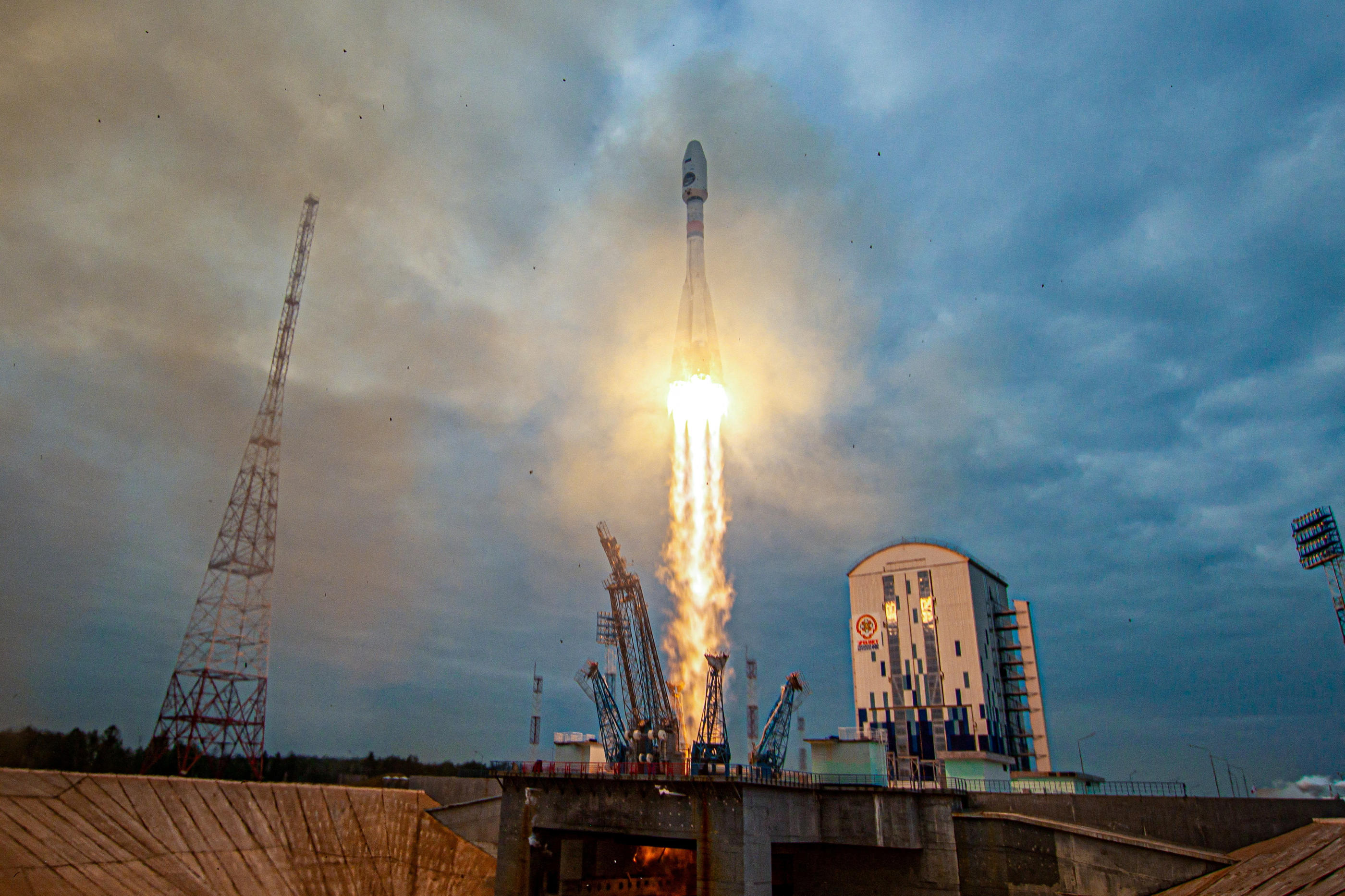 Le lancement de la sonde, le 11 août dernier au cosmodrome de  Vostotchny. REUTERS
