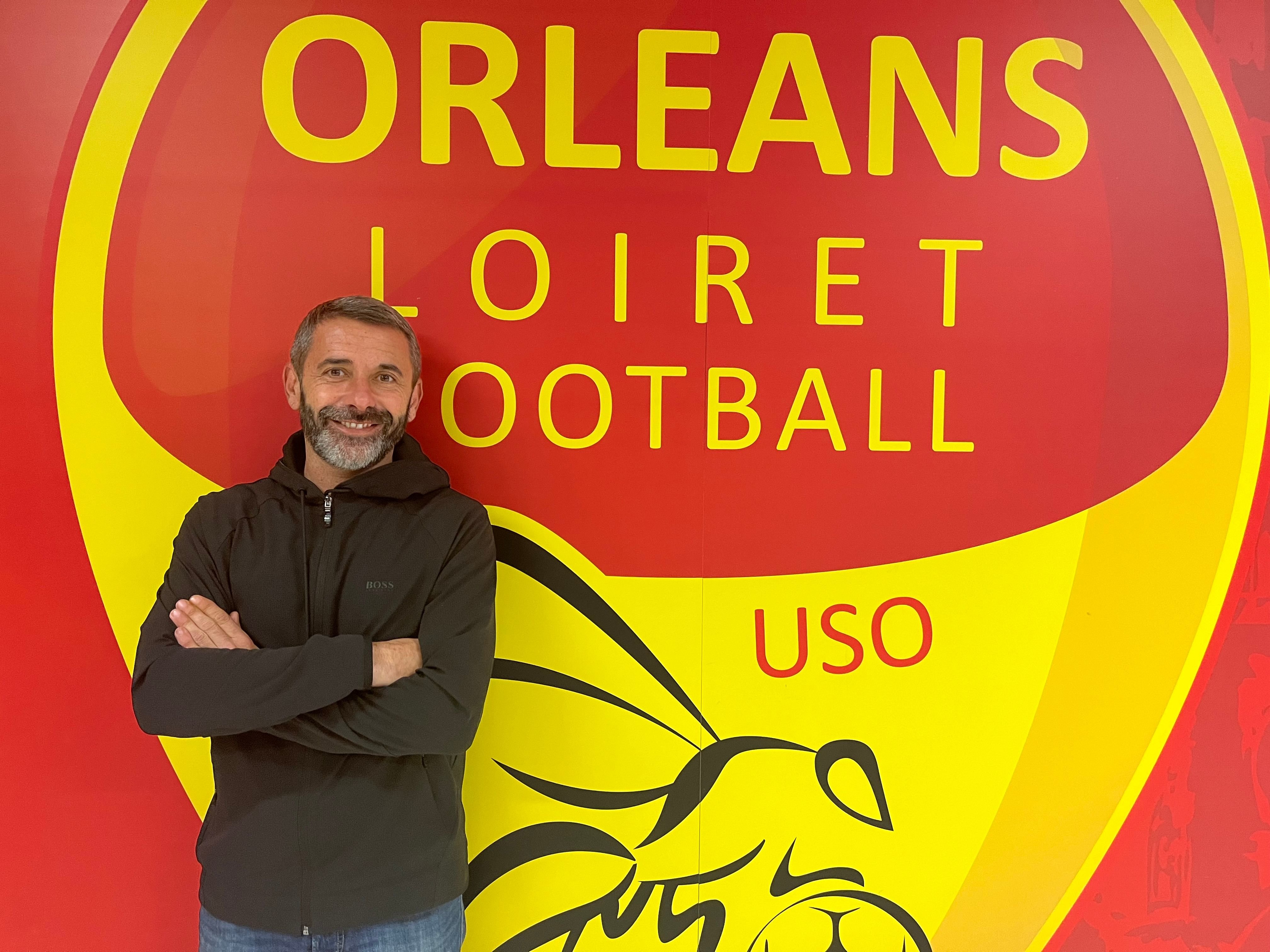 Nicolas Usaï, le nouvel entraîneur de l'US Orléans Loiret Football. LP/Christian Panvert